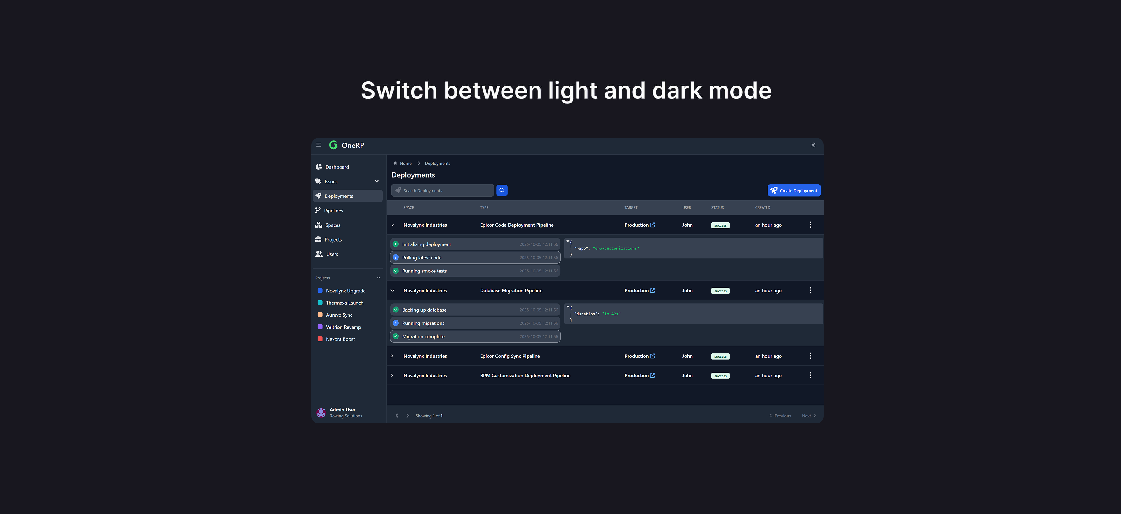 Dark Mode