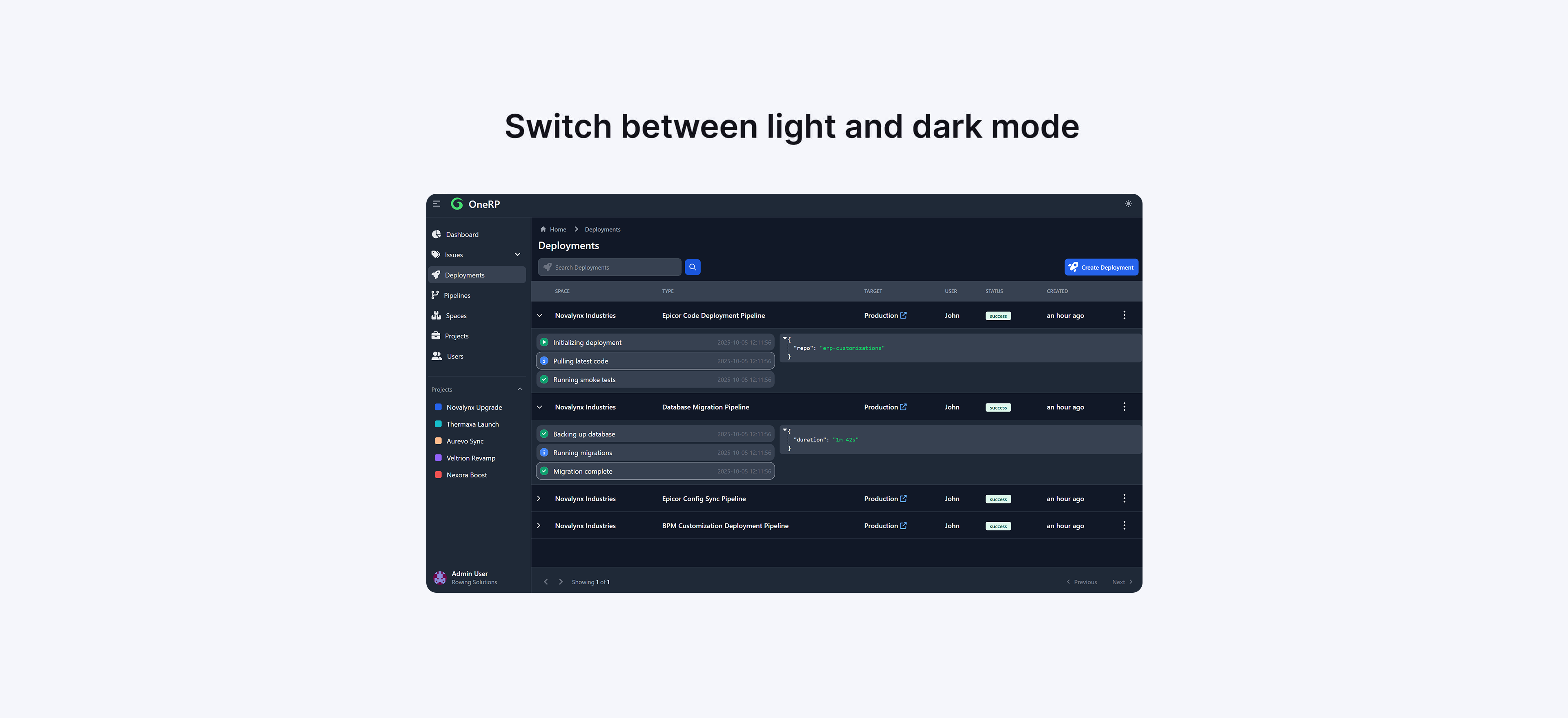 Dark Mode